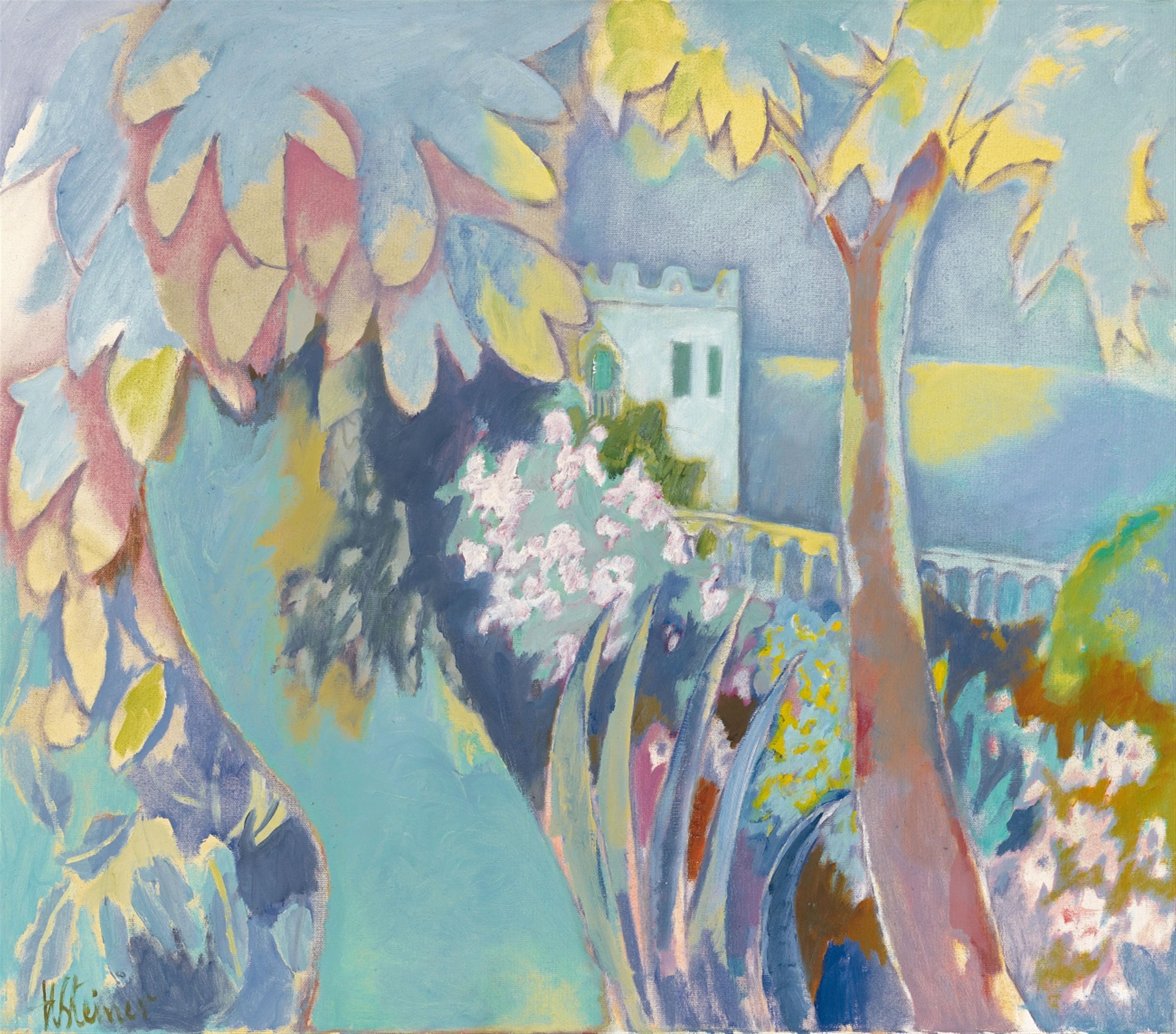 Heinrich Steiner - Landschaft an der Riviera