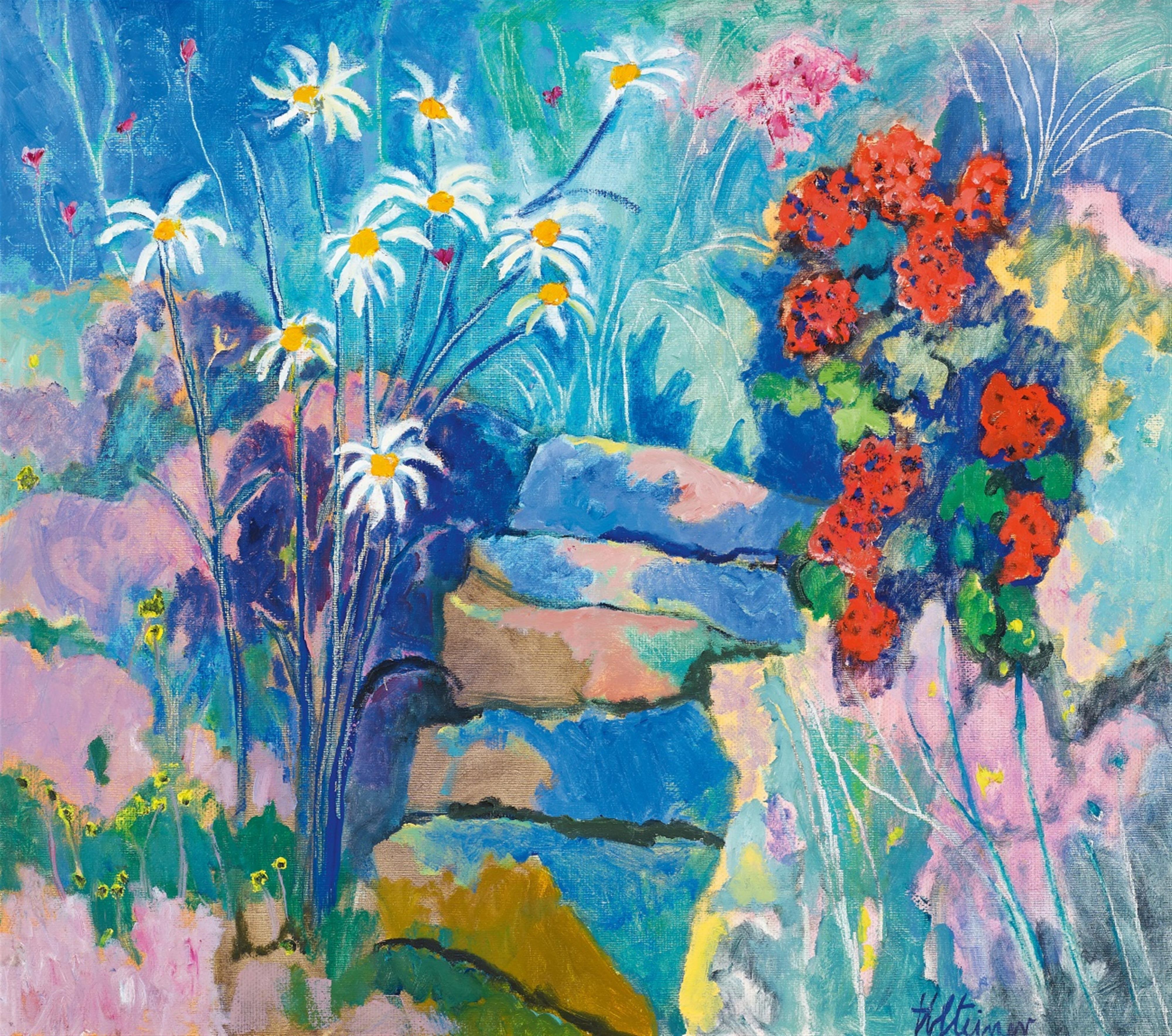 Heinrich Steiner - Steinstufen bei den Blumen