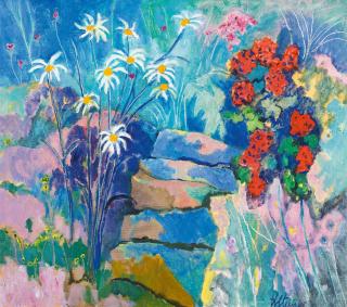 Heinrich Steiner - Steinstufen bei den Blumen