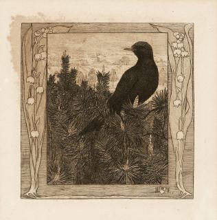 Heinrich Vogeler - Die Amsel