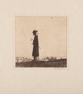 Heinrich Vogeler - Die Lerche (Selbstbildnis)