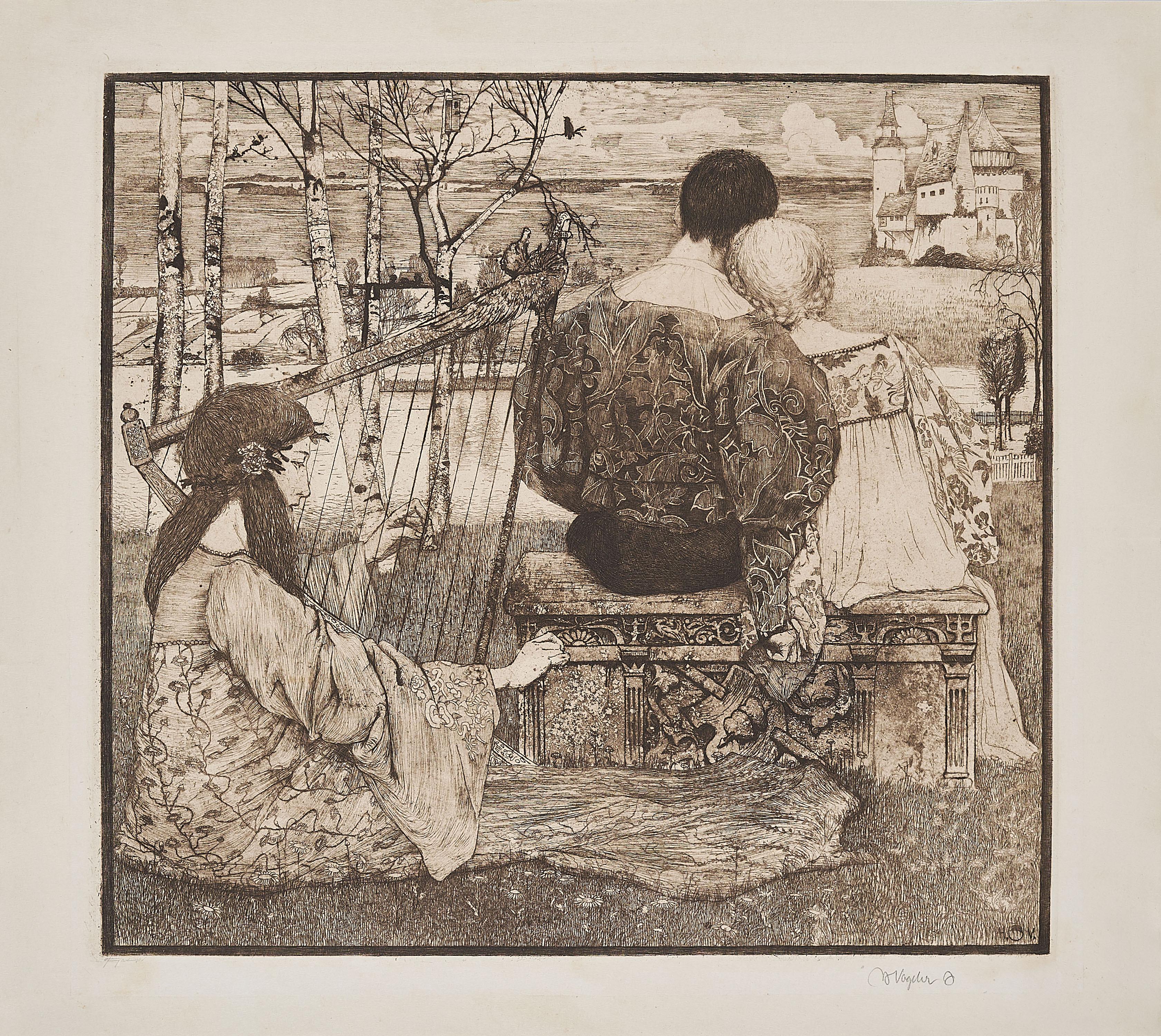 Heinrich Vogeler - Liebe.