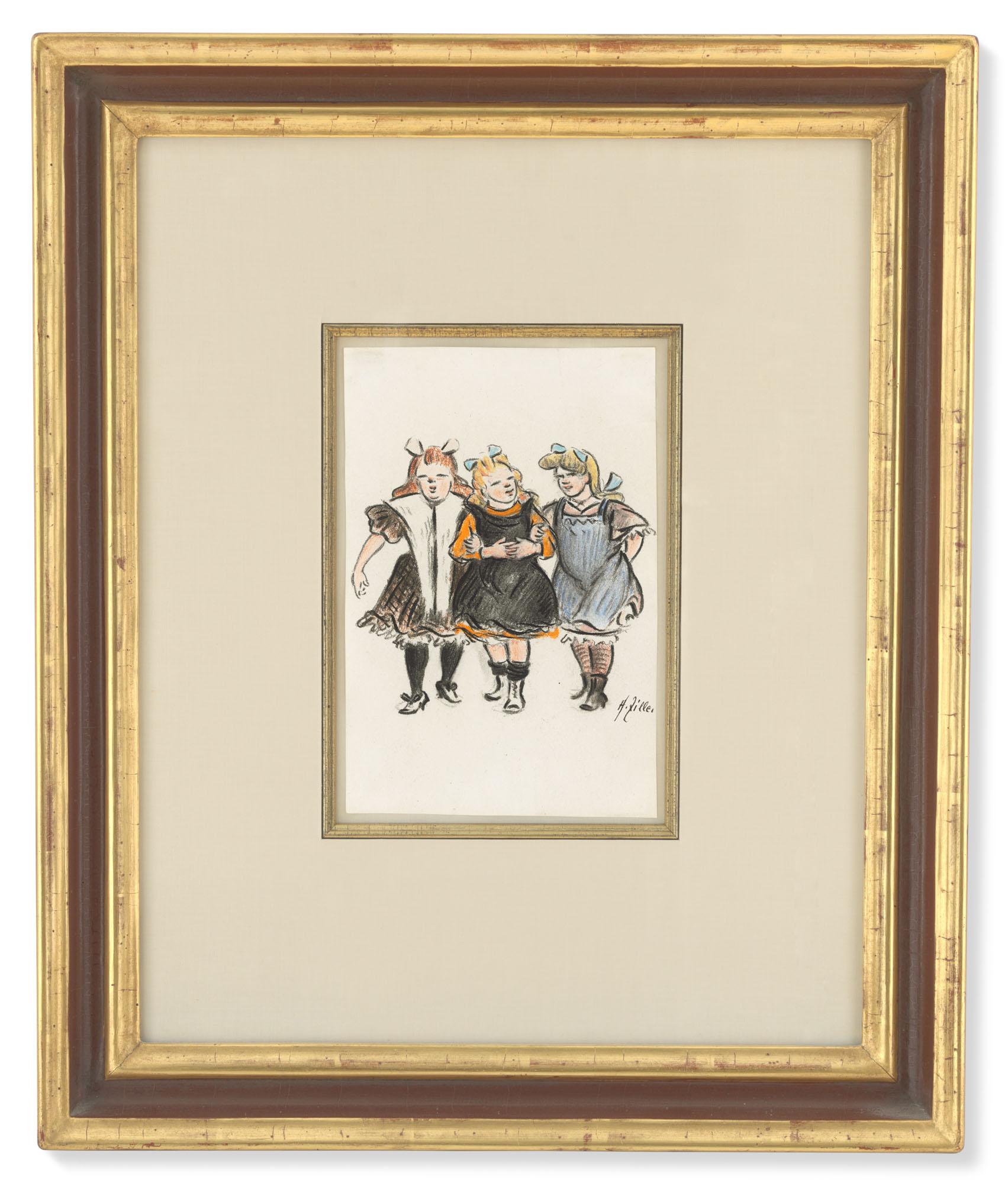 Heinrich Zille - Drei Mädchen
