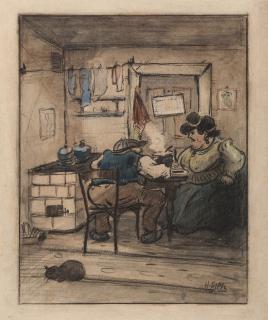Heinrich Zille - In der Küche