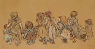 Heinrich Zille - Kindergesellschaft