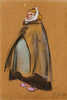 Heinrich Zille - Ohne Titel (Frau mit Zahnweh).