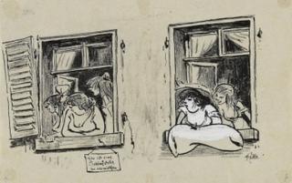 Heinrich Zille - Schlafstelle zu vermiethen