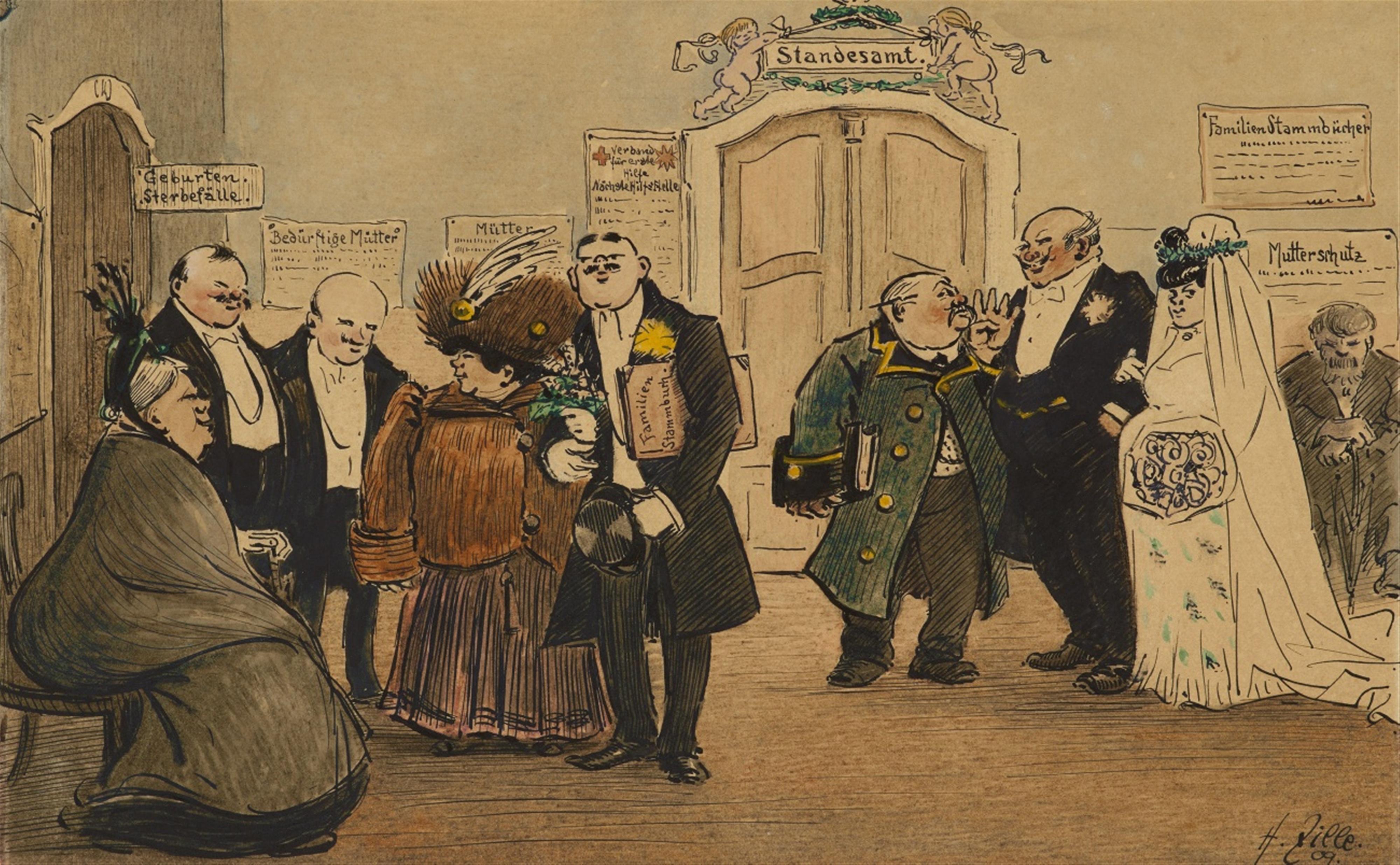 Heinrich Zille - Standesamt