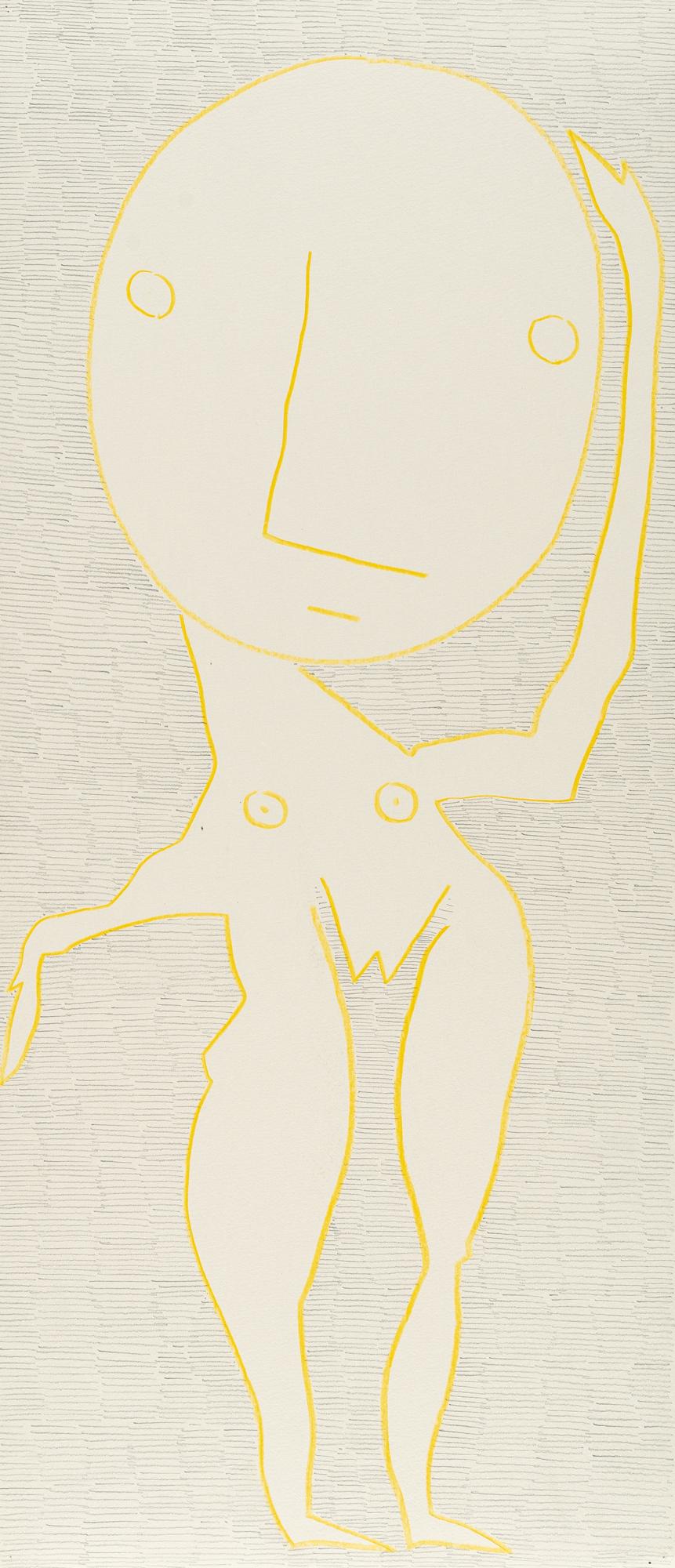 Heinz Butz - Ohne Titel (gelbe Figur)