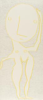 Heinz Butz - Ohne Titel (gelbe Figur)