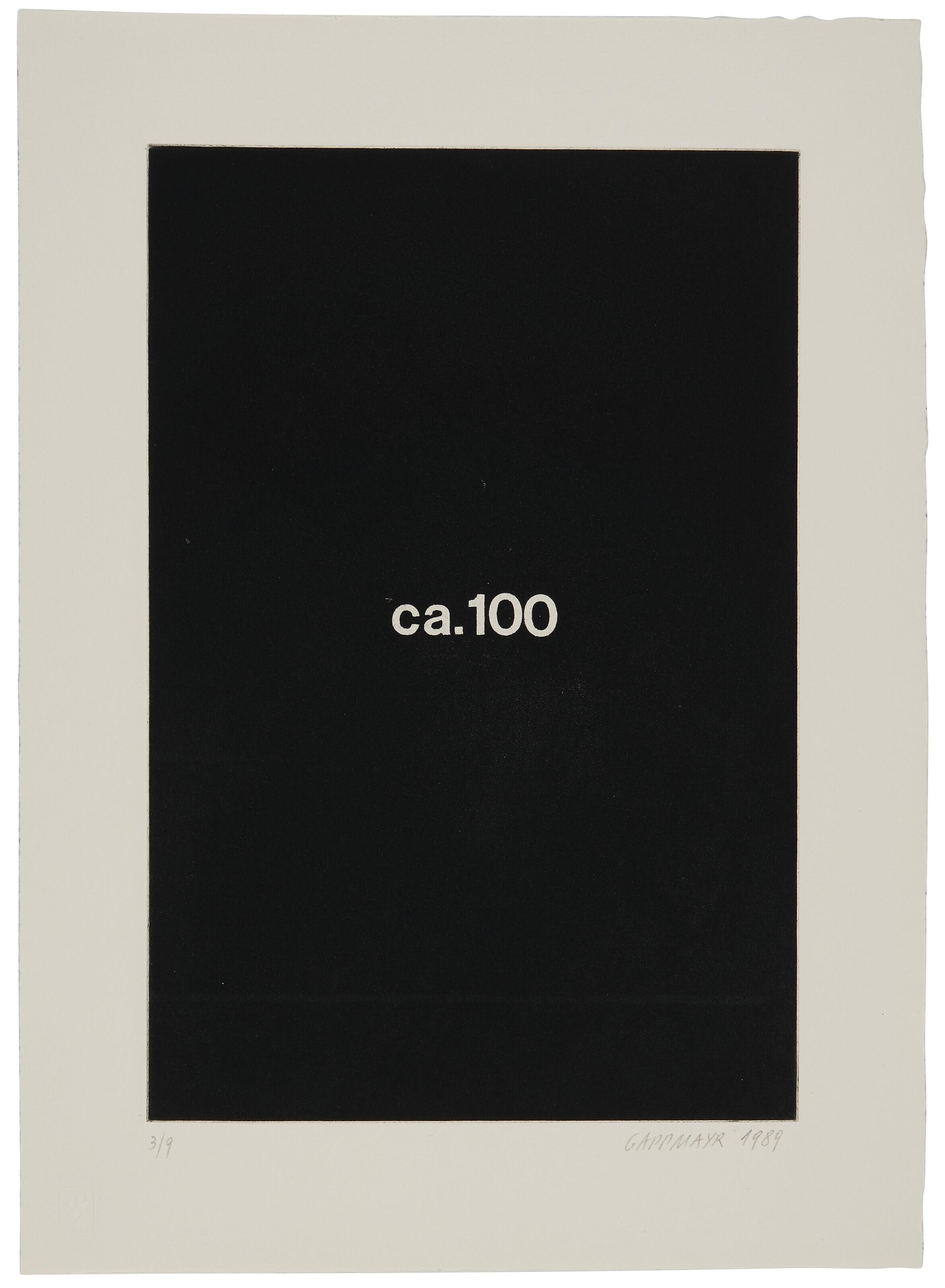 Heinz Gappmayr - Four prints by the artist