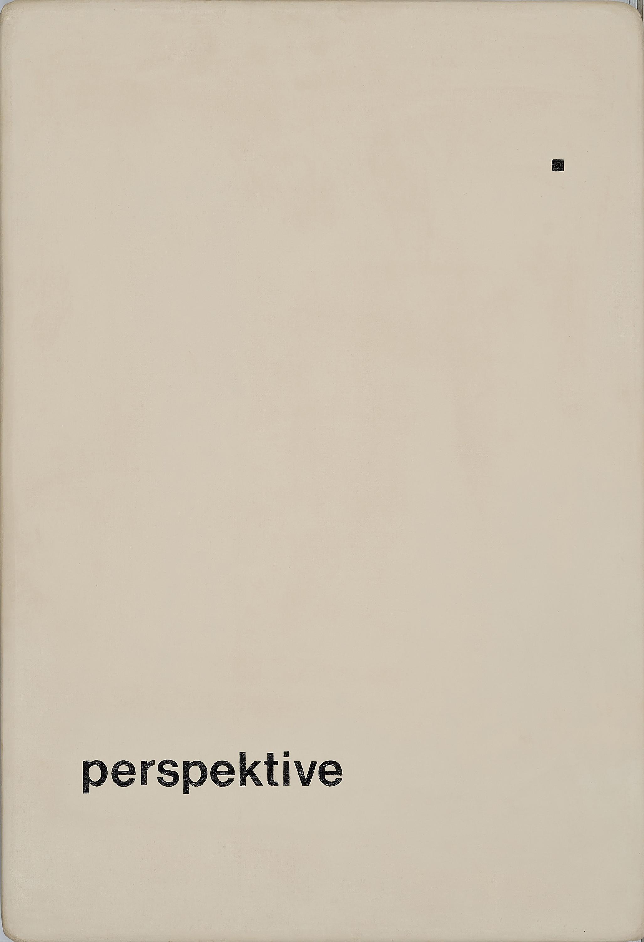 Heinz Gappmayr - perspektive.