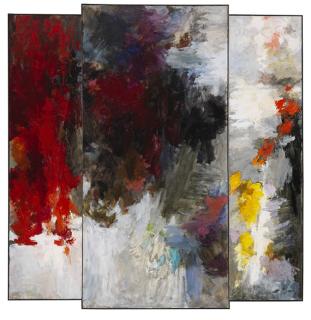 Heinz Kreutz - Rotes Triptychon (Wandlung)