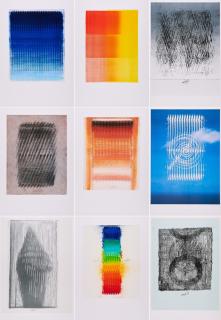 Heinz Mack - 12 Monate Kalenderdruck.