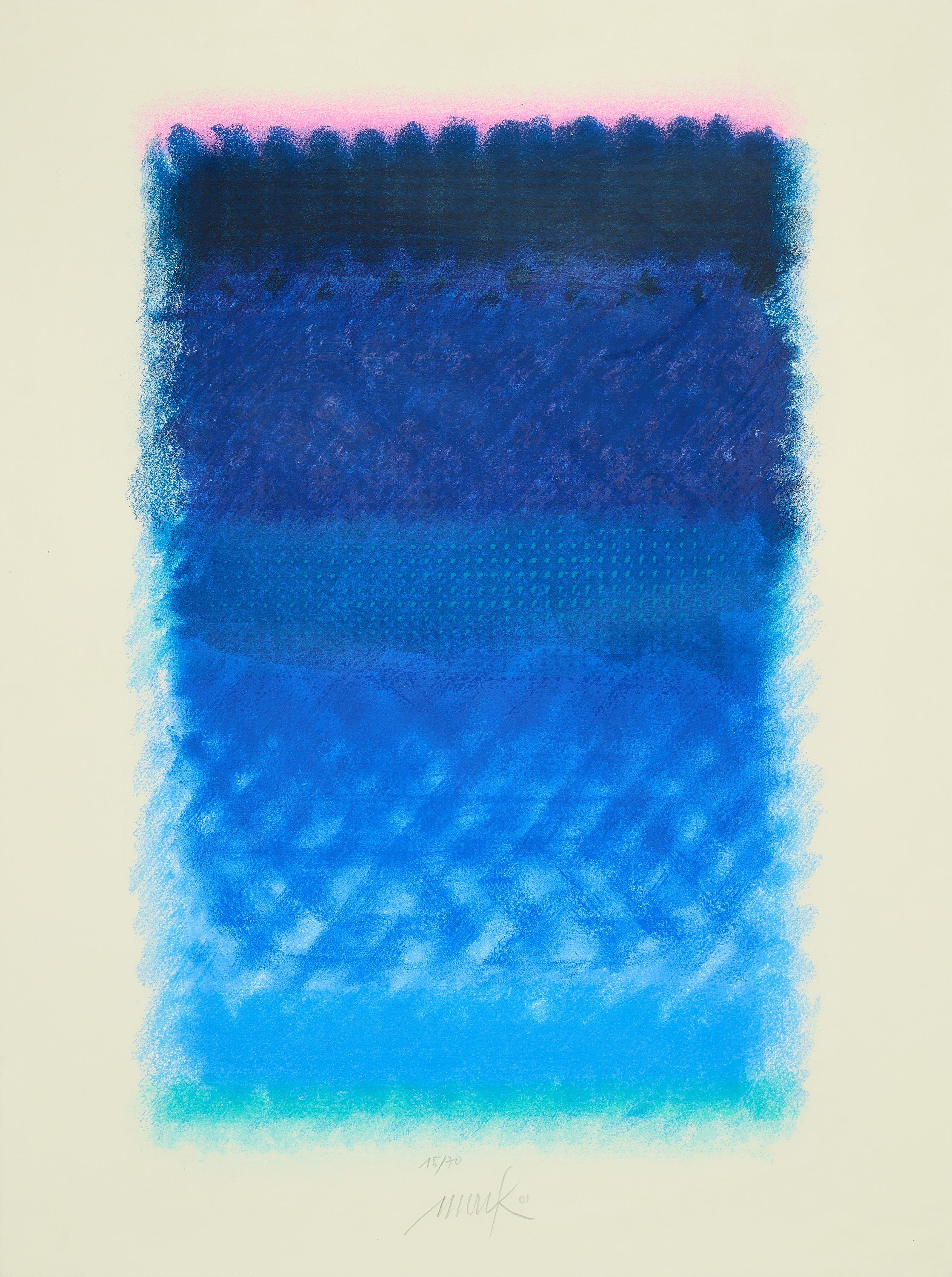 Heinz Mack - Chromatik Rosa-Blau.