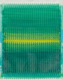 Heinz Mack - Ohne Titel (grüne Frühlingschromatik)