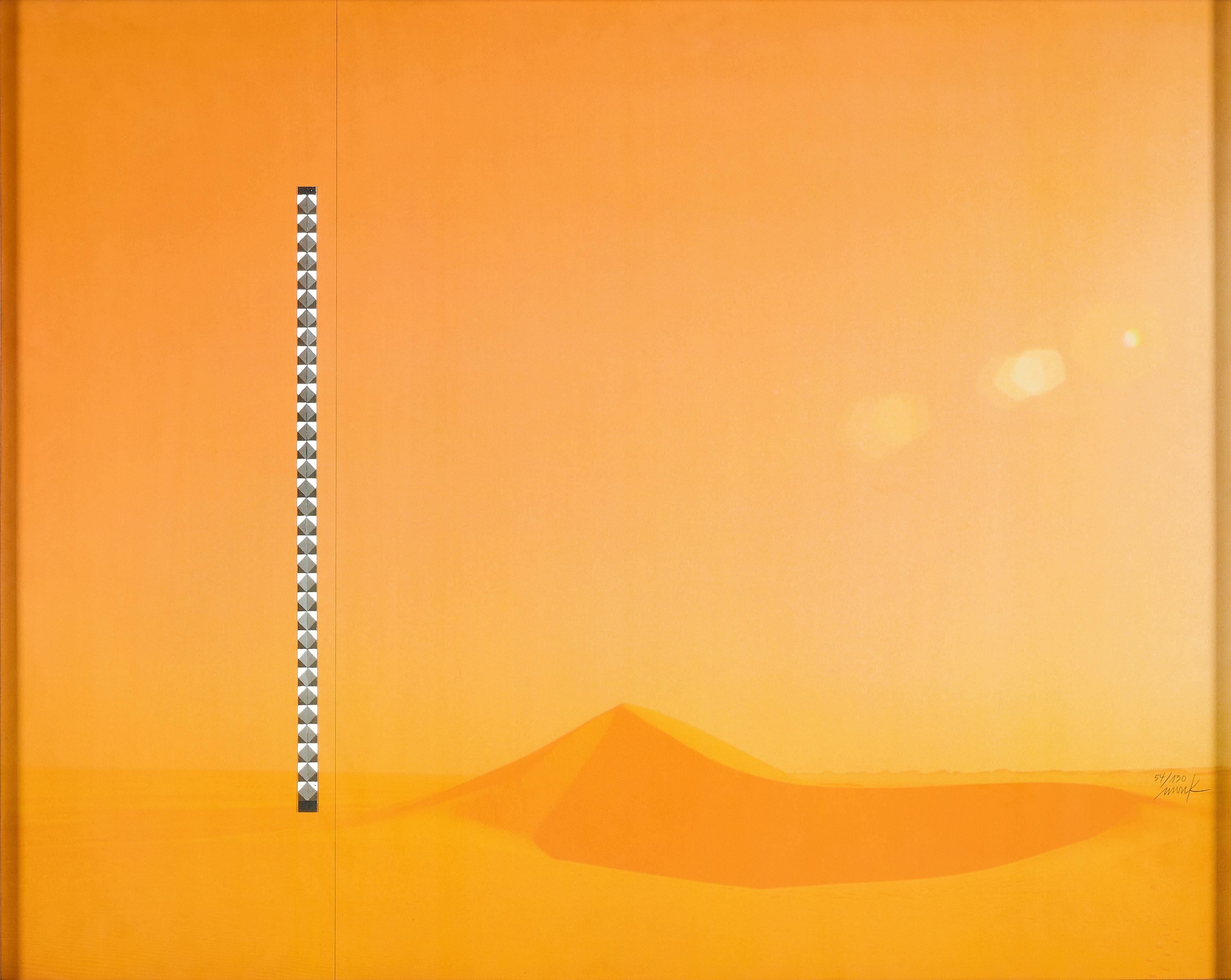 Heinz Mack - Station 1. Die Lichtstelen. (Aus: Sahara-Edition).