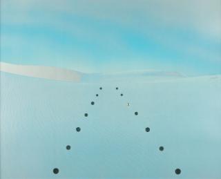 Heinz Mack - Station 11. Die Monumente des Lichts. (Aus: Sahara-Edition).