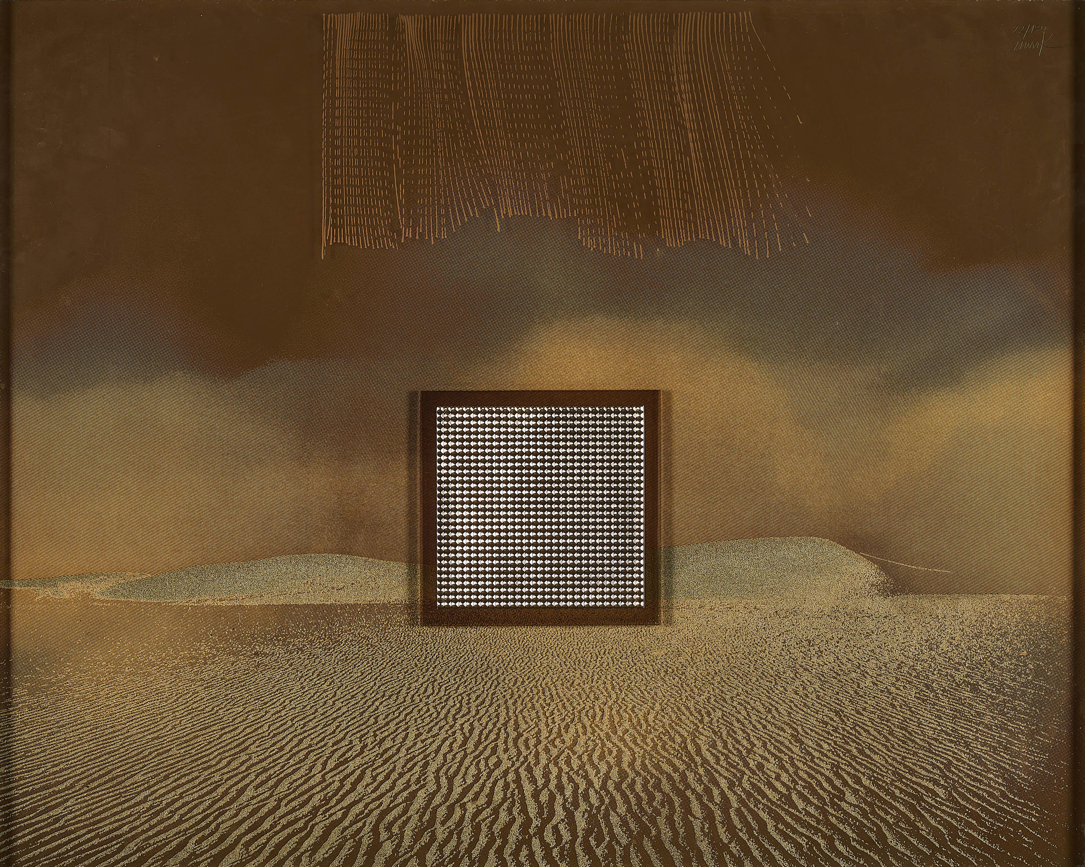 Heinz Mack - Station 9. Das Symposium. (Aus: Sahara-Edition).