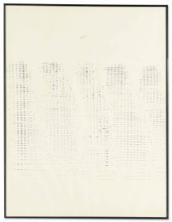 Heinz Mack - Zeichnung mit kleinen Frequenzen