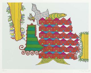 Heinz Trökes - 6 Bll. Abstrakte Kompositionen