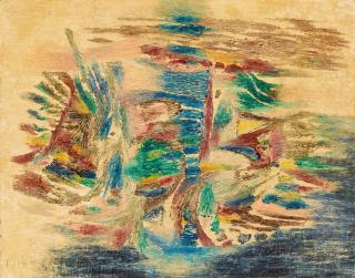 Heinz Trökes - Herbst am Meer