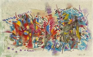 Heinz Trökes - Landschaft mit Früchten