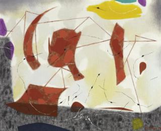 Heinz Trökes - Rote Formen