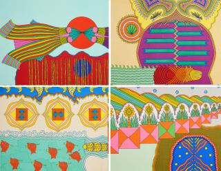 Heinz Trökes - Serie von 6 Lithografien.