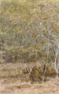 Helen Allingham, R.W.S. - Oak twigs in spring