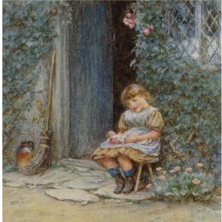 Helen Allingham R.W.S. - The Young Mother