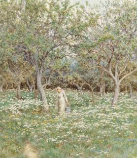 Helen Allingham, R.W.S. - Woodland Flowers