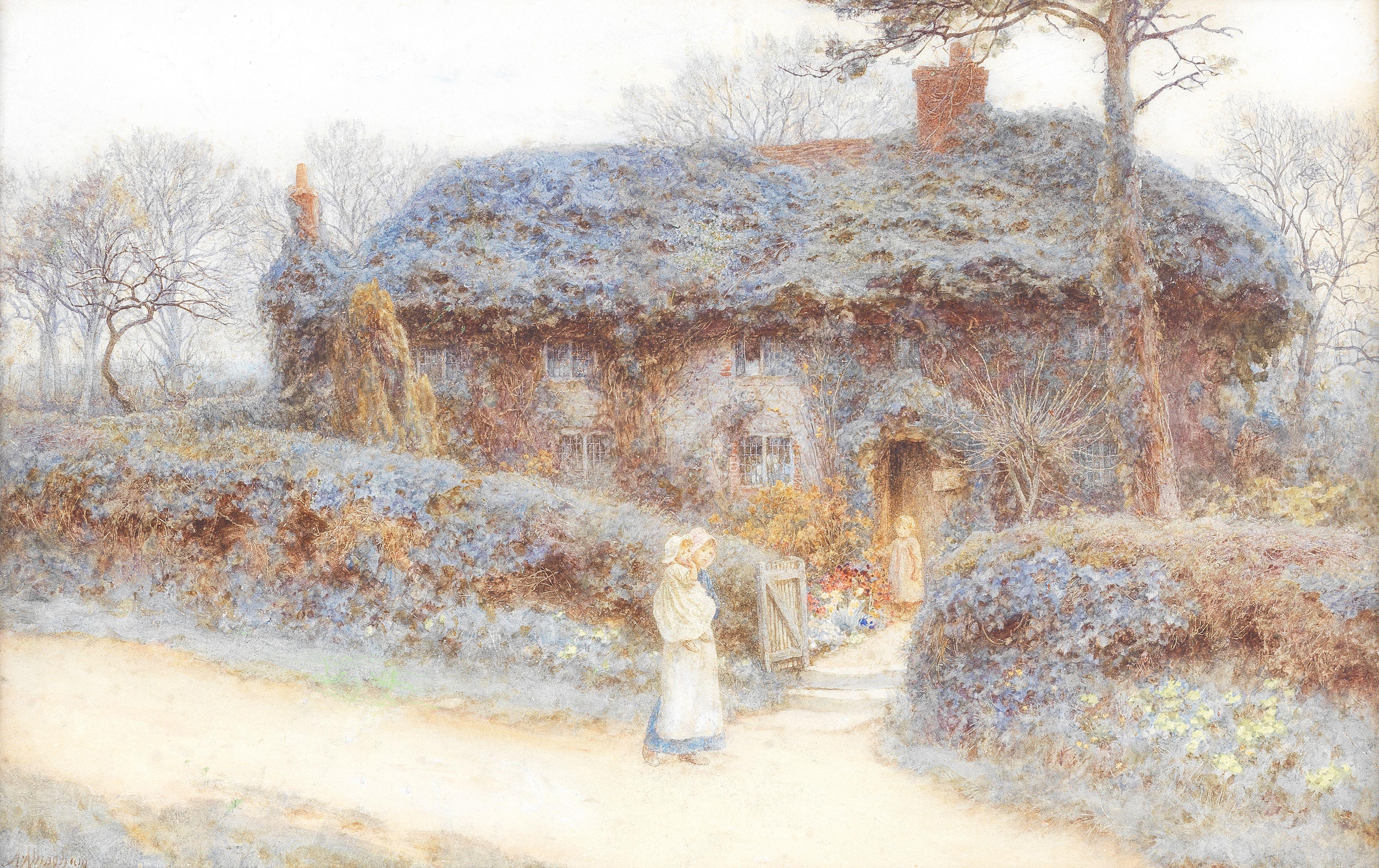 Helen Allingham, RWS - Hook Hill Farm, Freshwater, Isle Of Wight