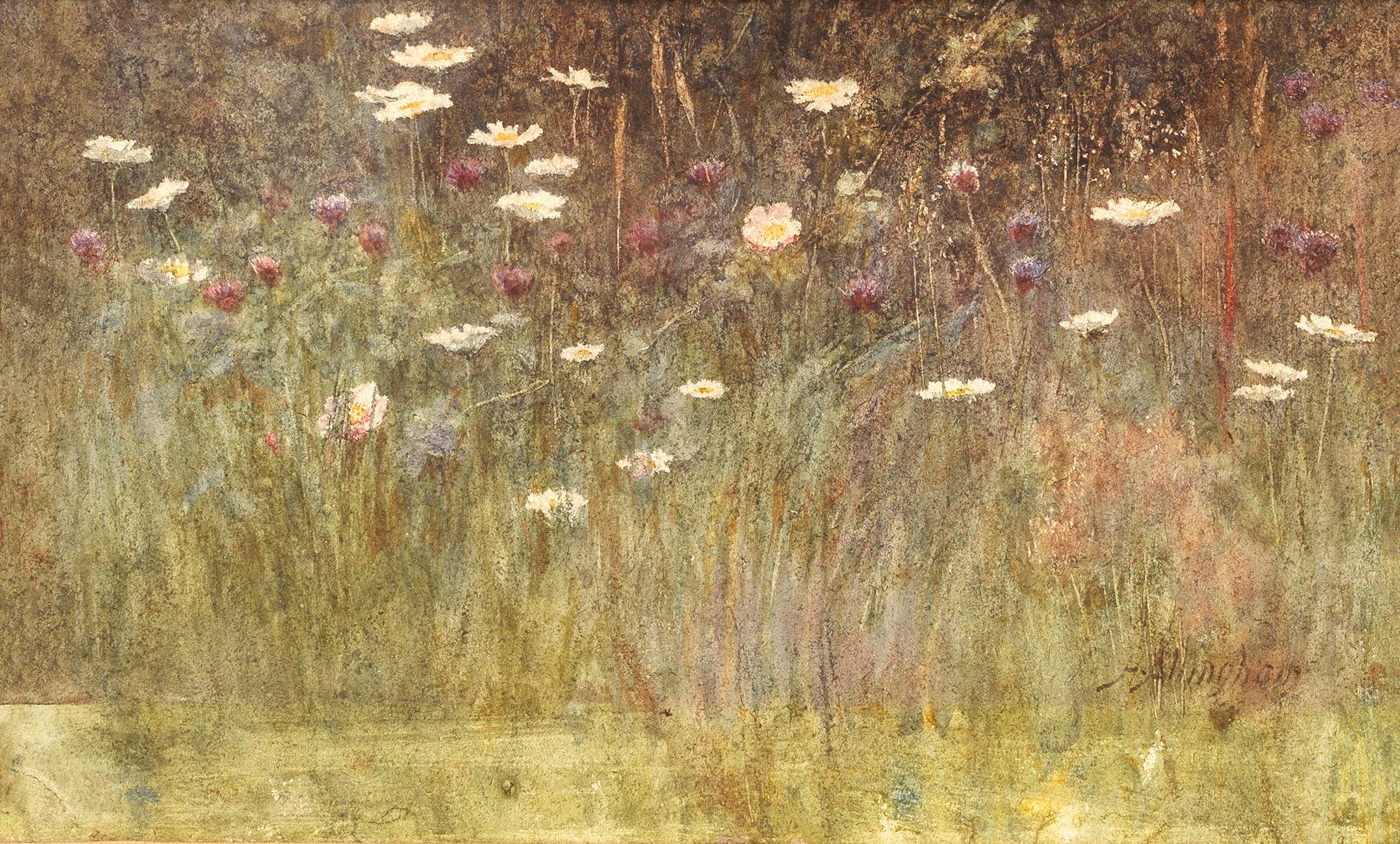 Helen Allingham, RWS - Summer meadow