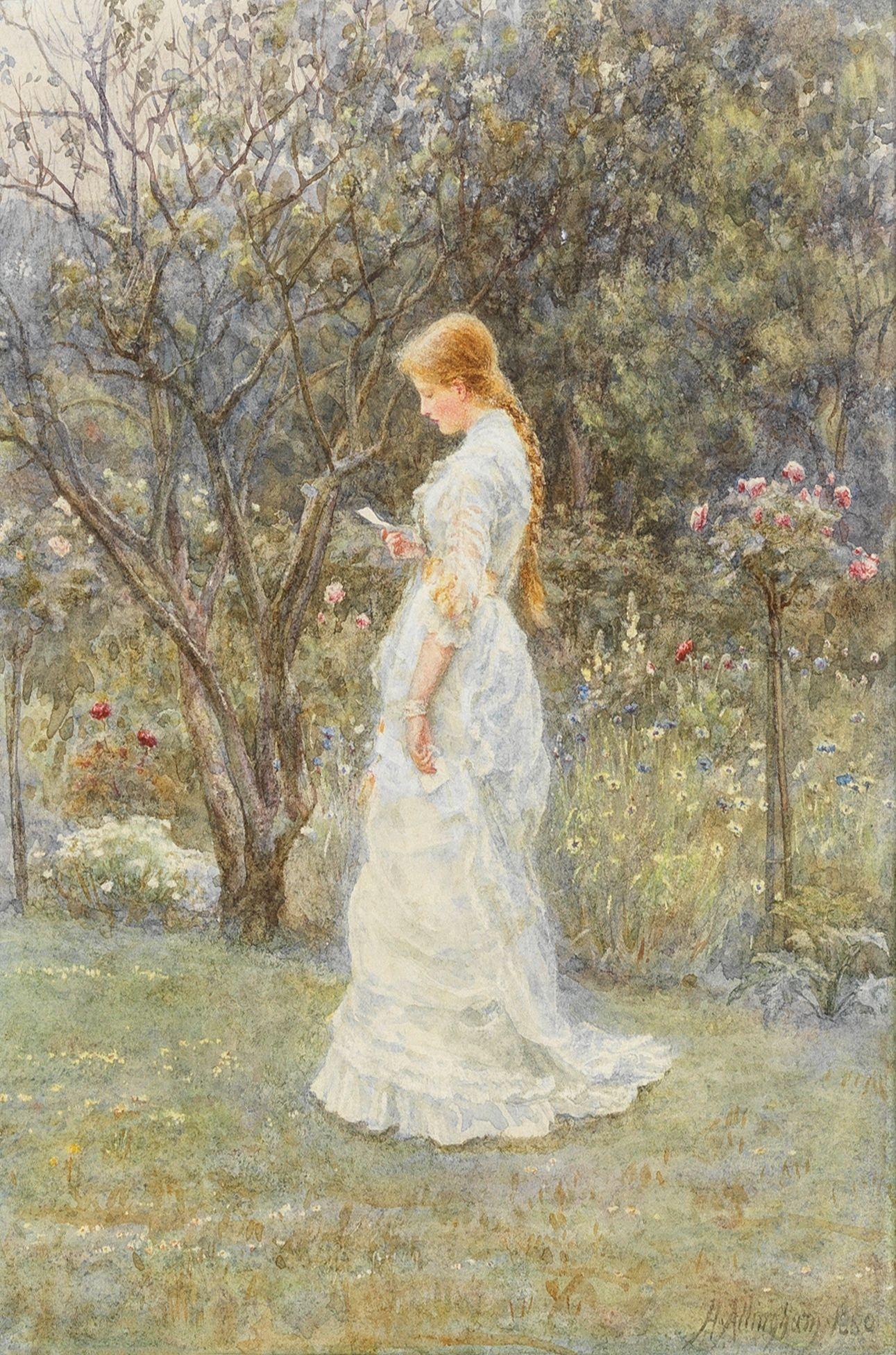 Helen Allingham, RWS - The Proposal