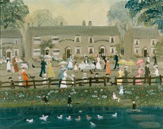 Helen Bradley - A warm Summer Afternoon