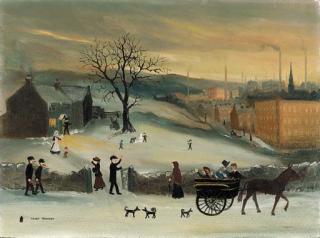 Helen Bradley - A Winter\'S Evening