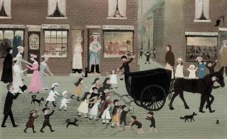 Helen Bradley - It was a heavy sultry evening