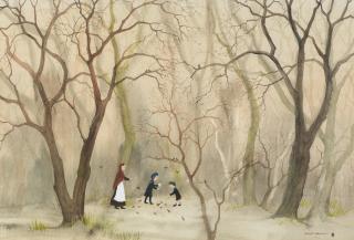 Helen Bradley - It was the Afternoon of Christmas Day 38.2 x 55.9 cm. (15 x 22 in.)