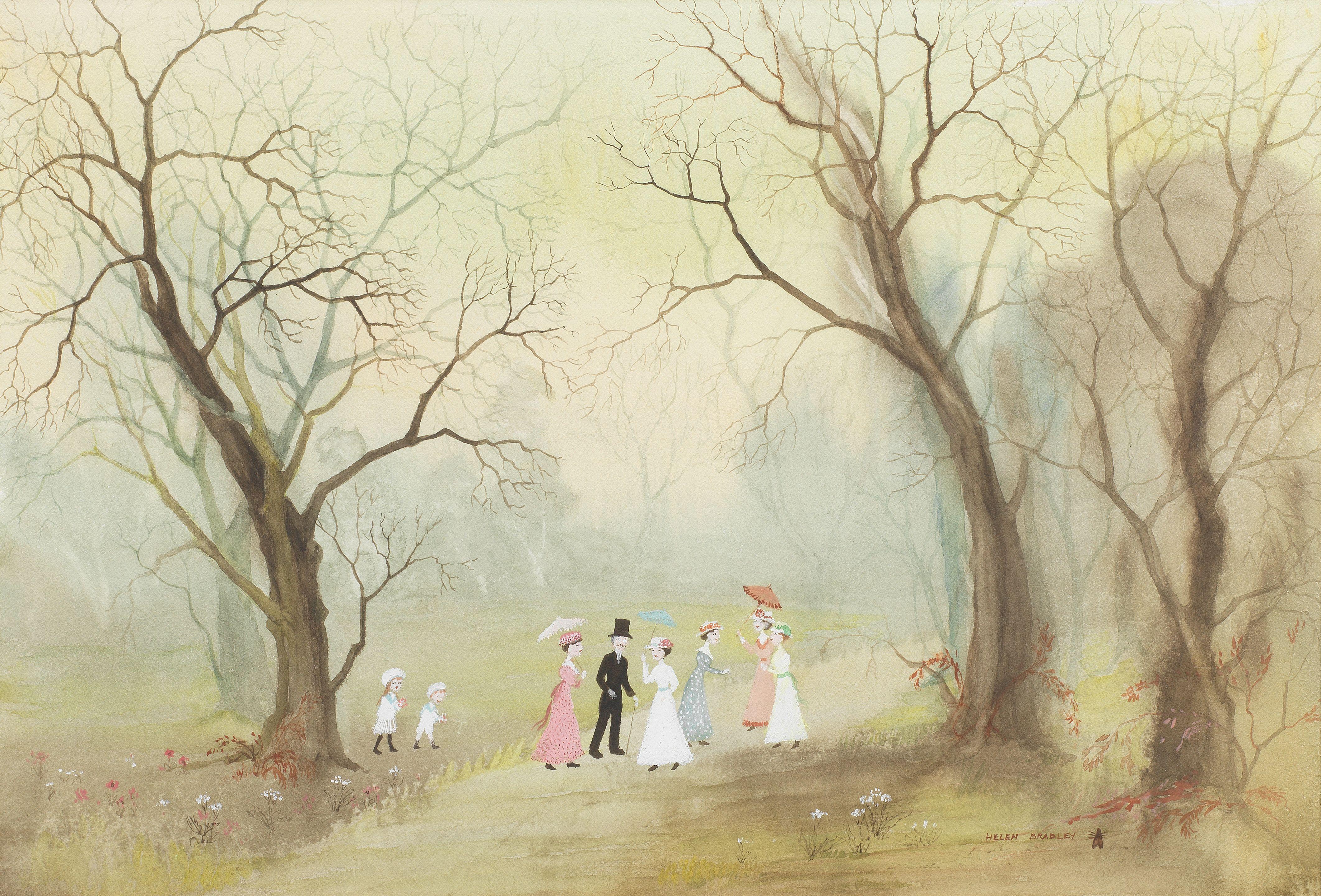 Helen Bradley - One Warm Afternoon Grandpa said \