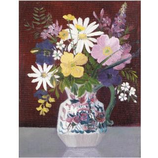 Helen Bradley - Still Life With Flowers