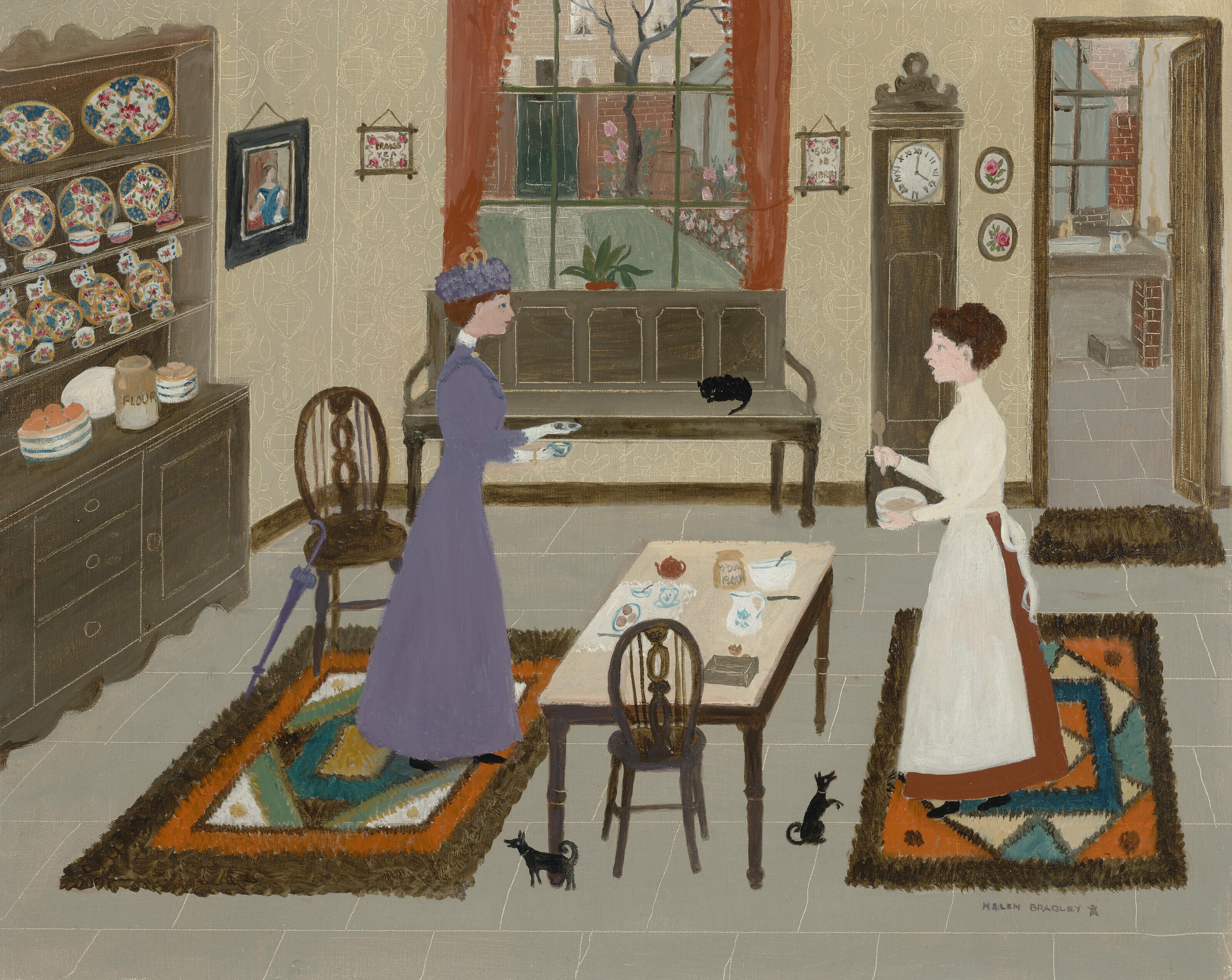 Helen Bradley - The Morning After The Royal Visit To Manchester