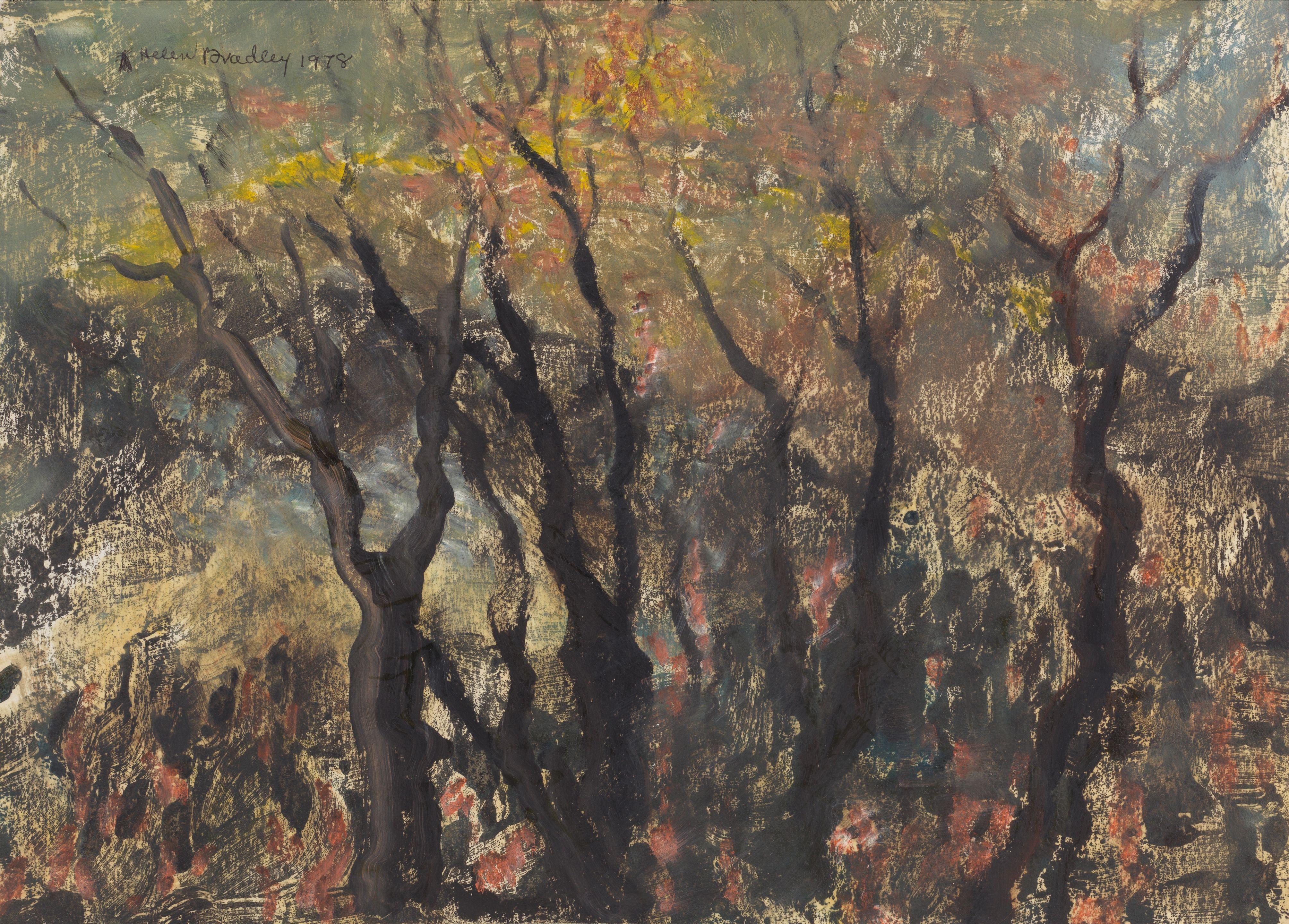 Helen Bradley - The Sun Looked Down (unframed)