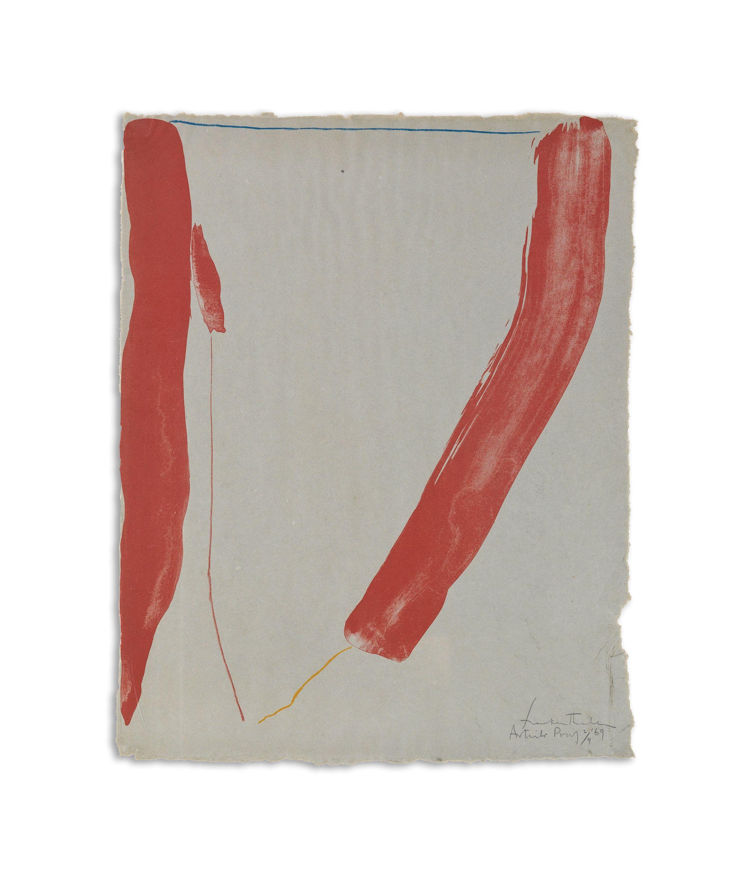 Helen Frankenthaler - A Slice Of Stone Itself