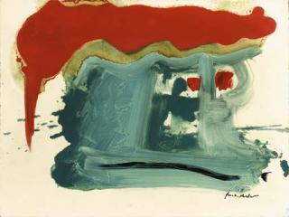 Helen Frankenthaler - Burnt Orange Roof