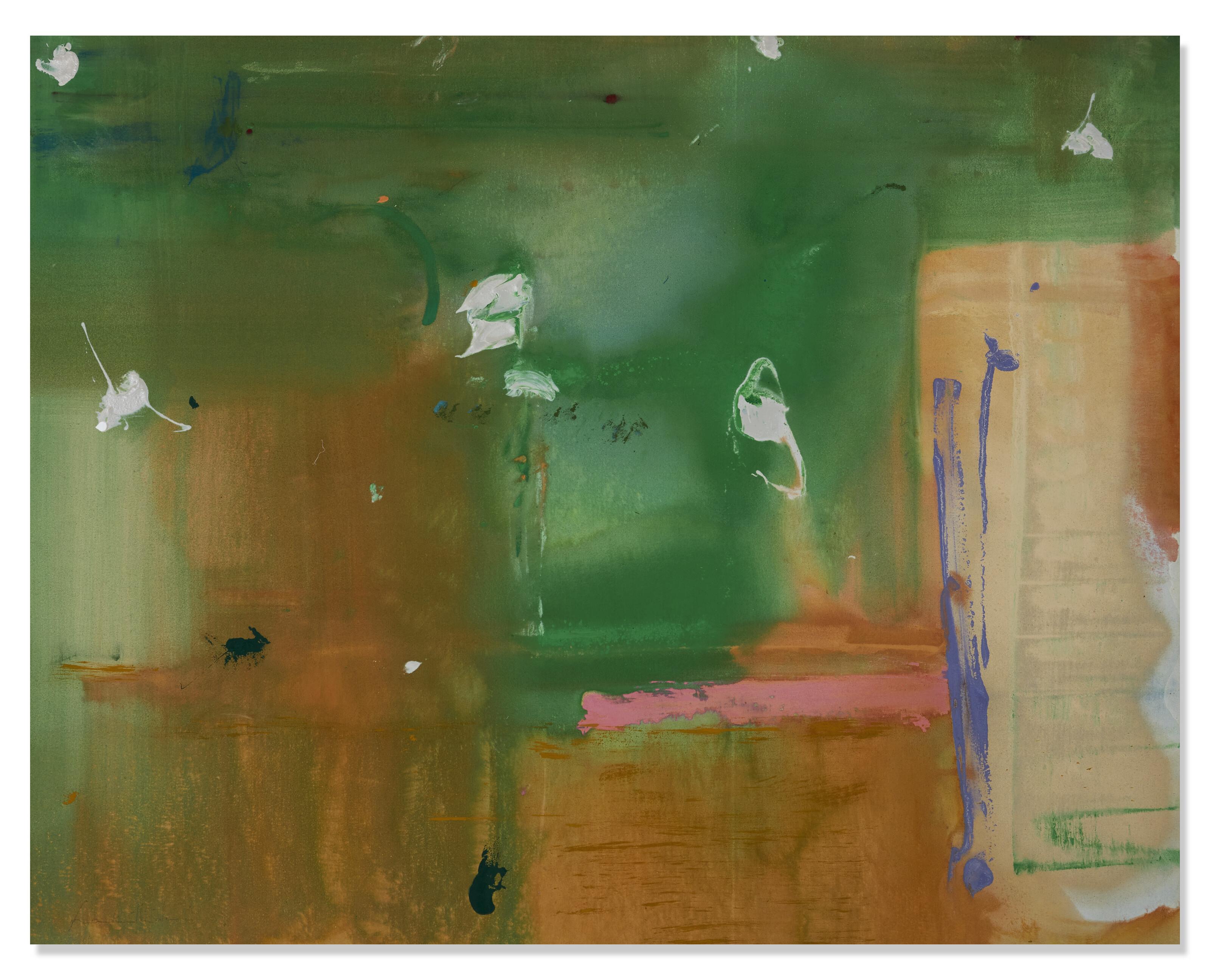 Helen Frankenthaler - Green Domain