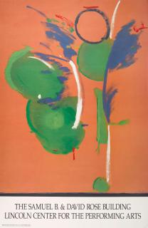 Helen Frankenthaler - Mary Mary, 1987, Lincoln Center Poster