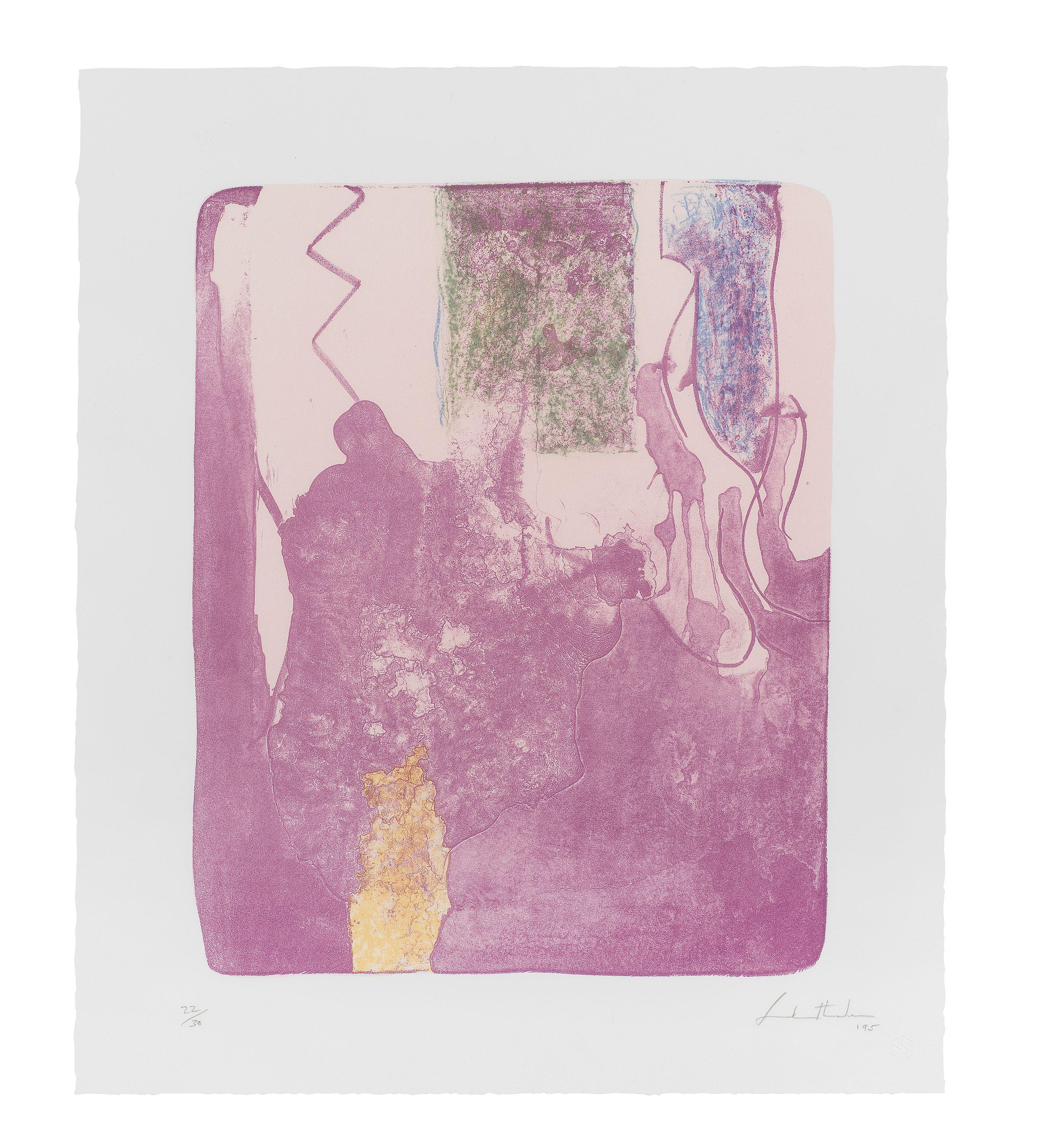 Helen Frankenthaler - Reflections X, from Reflections Series