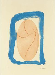 Helen Frankenthaler - Sky Frame Orbit (Harrison 38)