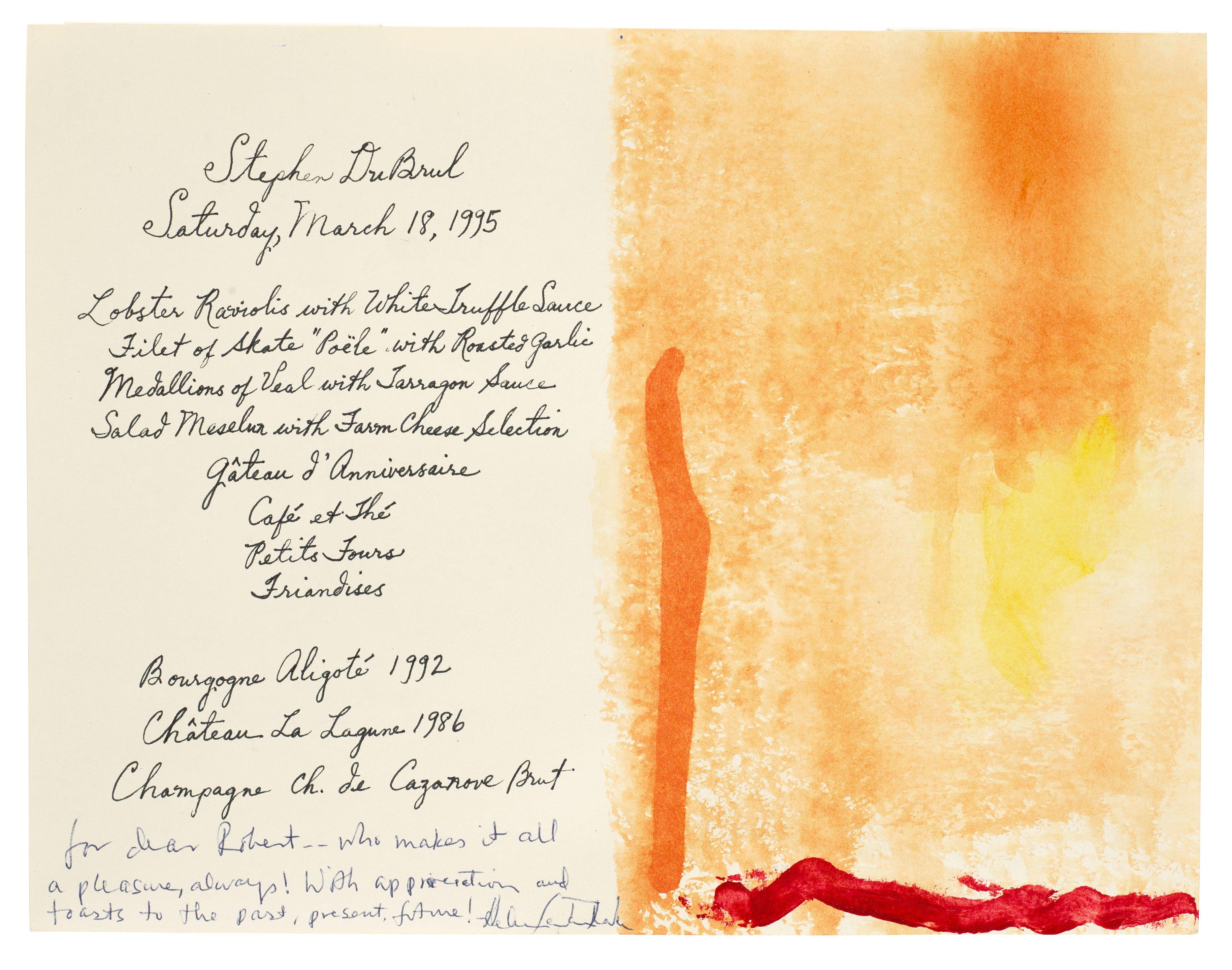 Helen Frankenthaler - Untitled